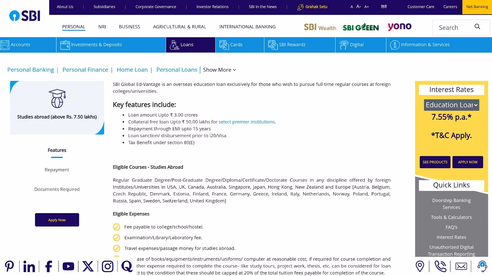 SBI Global Ed-Vantage