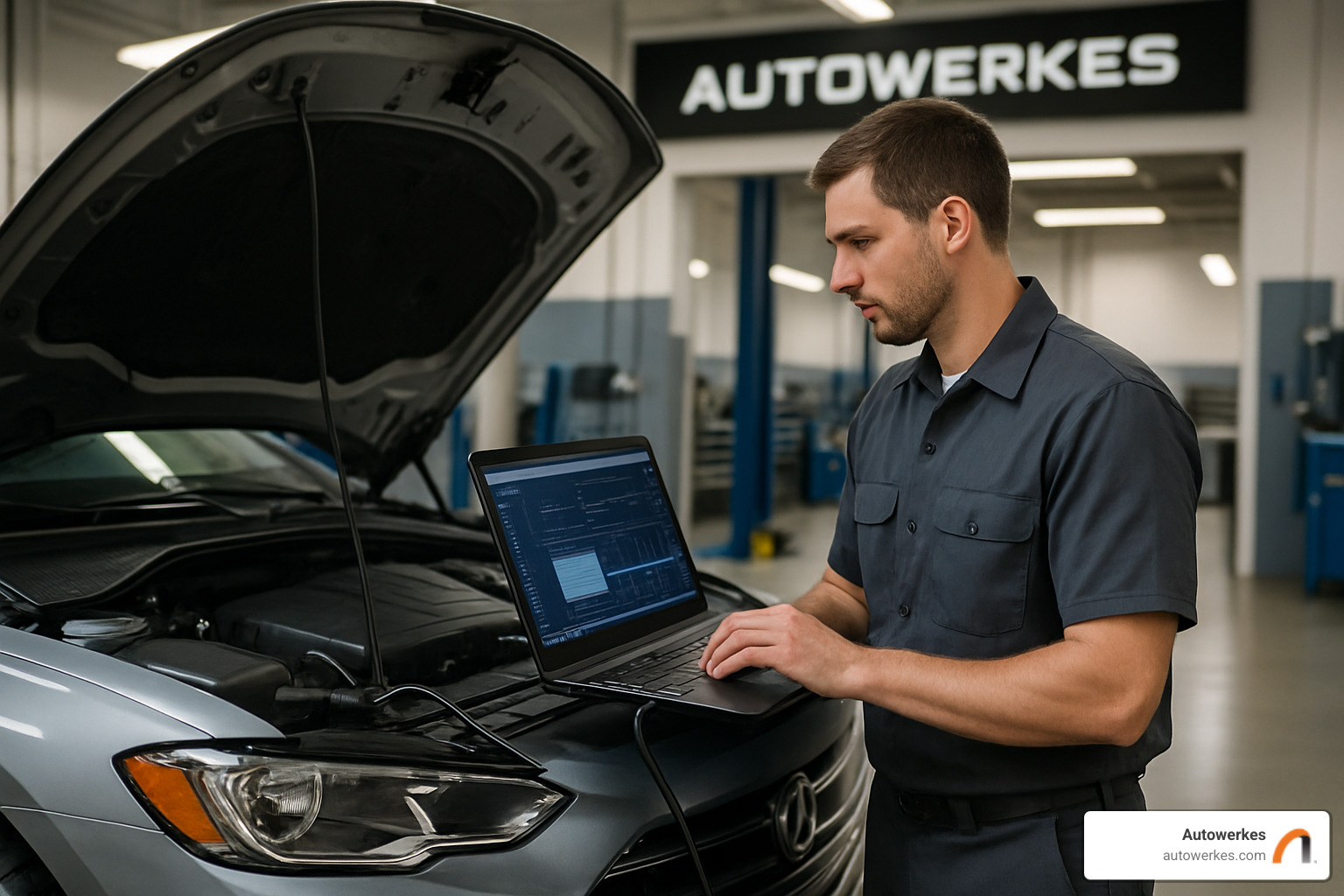 ECU remapping process at Autowerkes - car engine performance tuning
