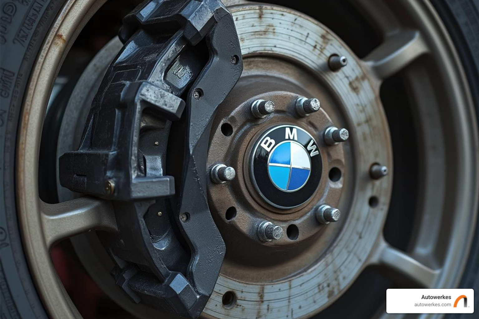 BMW brake rotor and pad - BMW preventive maintenance