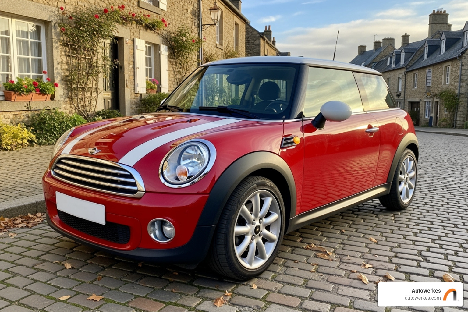 pristine, repaired Mini Cooper - mini cooper paint repair