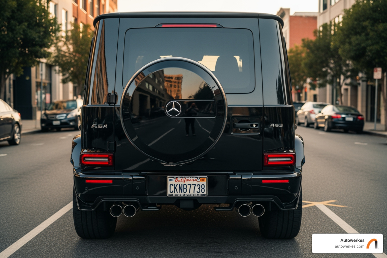 Mercedes-AMG G63 with aftermarket quad-tip exhaust - mercedes benz exhaust system Mercedes-AMG G63 with aftermarket quad-tip exhaust - mercedes benz exhaust system