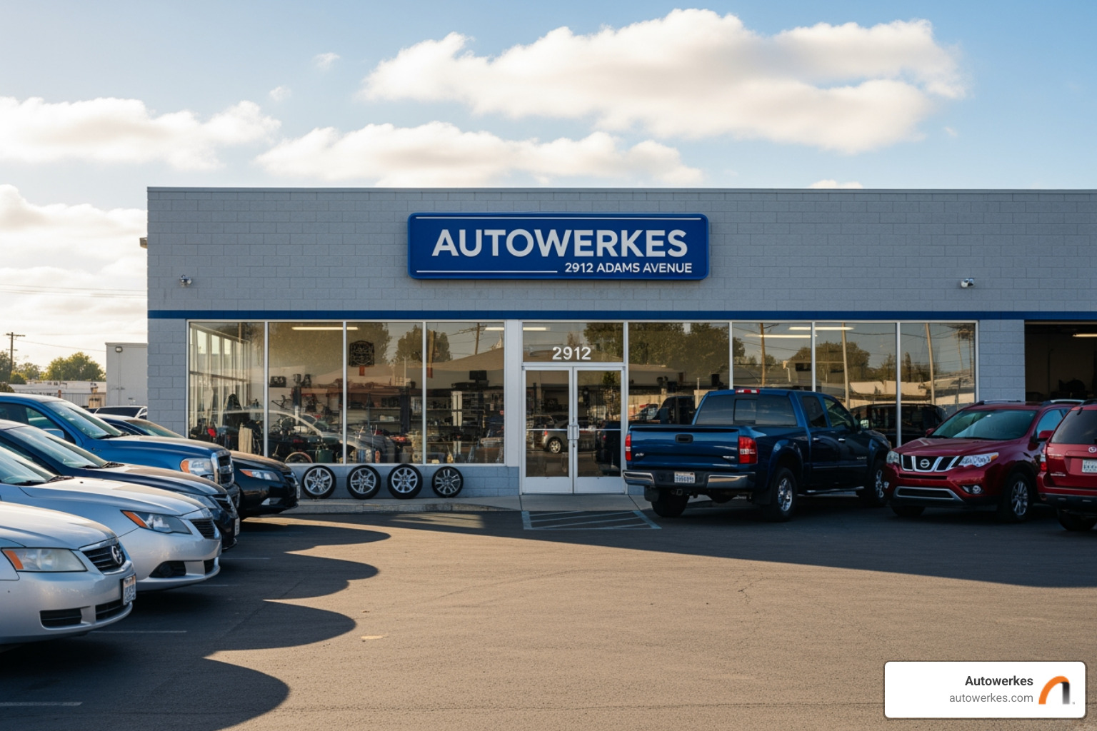 Autowerkes storefront at 2912 Adams Avenue - smog check adams ave san diego Autowerkes storefront at 2912 Adams Avenue - smog check adams ave san diego