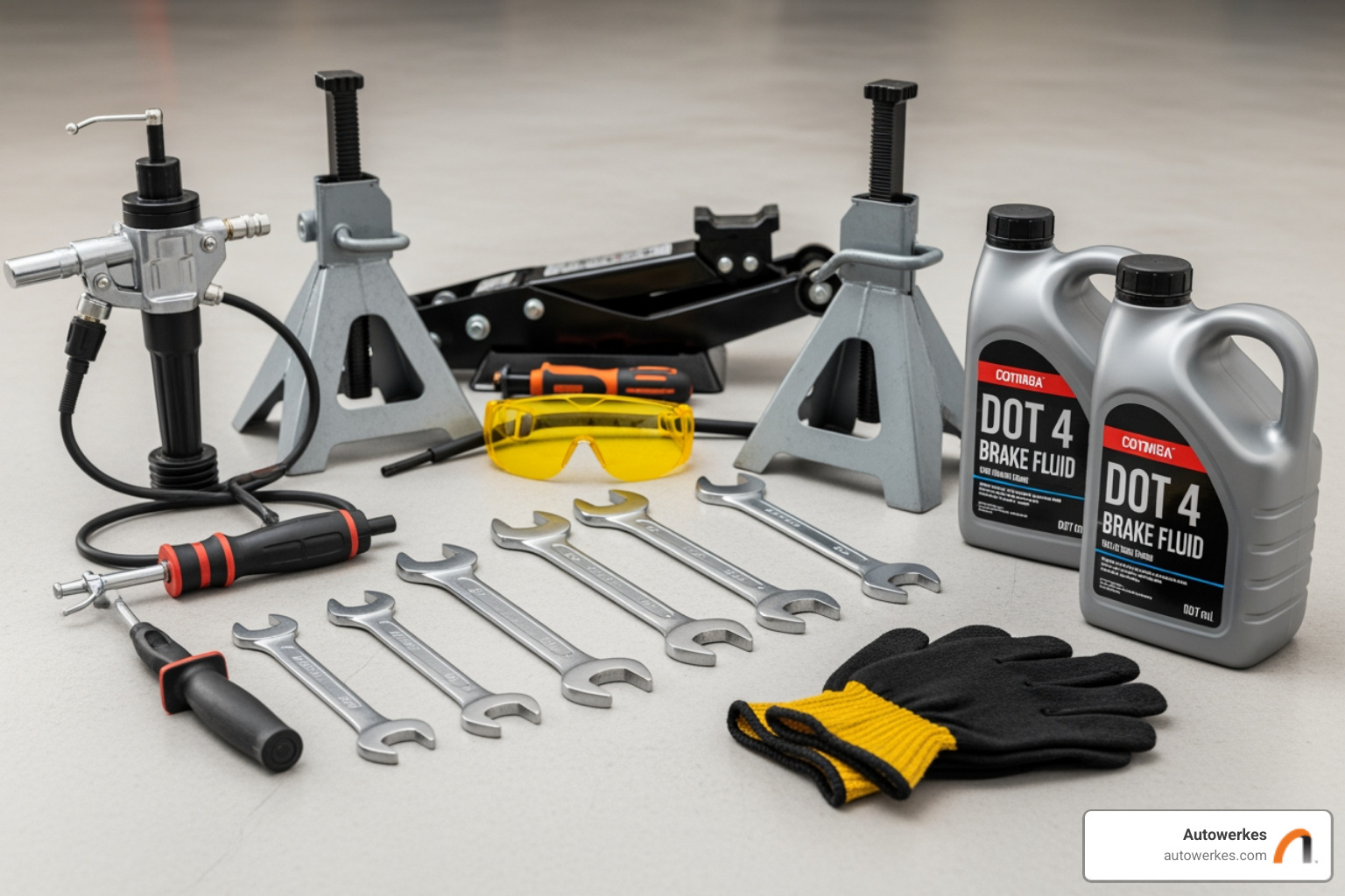 All the necessary tools and materials laid out neatly for a DIY Porsche brake fluid change - porsche brake fluid change All the necessary tools and materials laid out neatly for a DIY Porsche brake fluid change - porsche brake fluid change