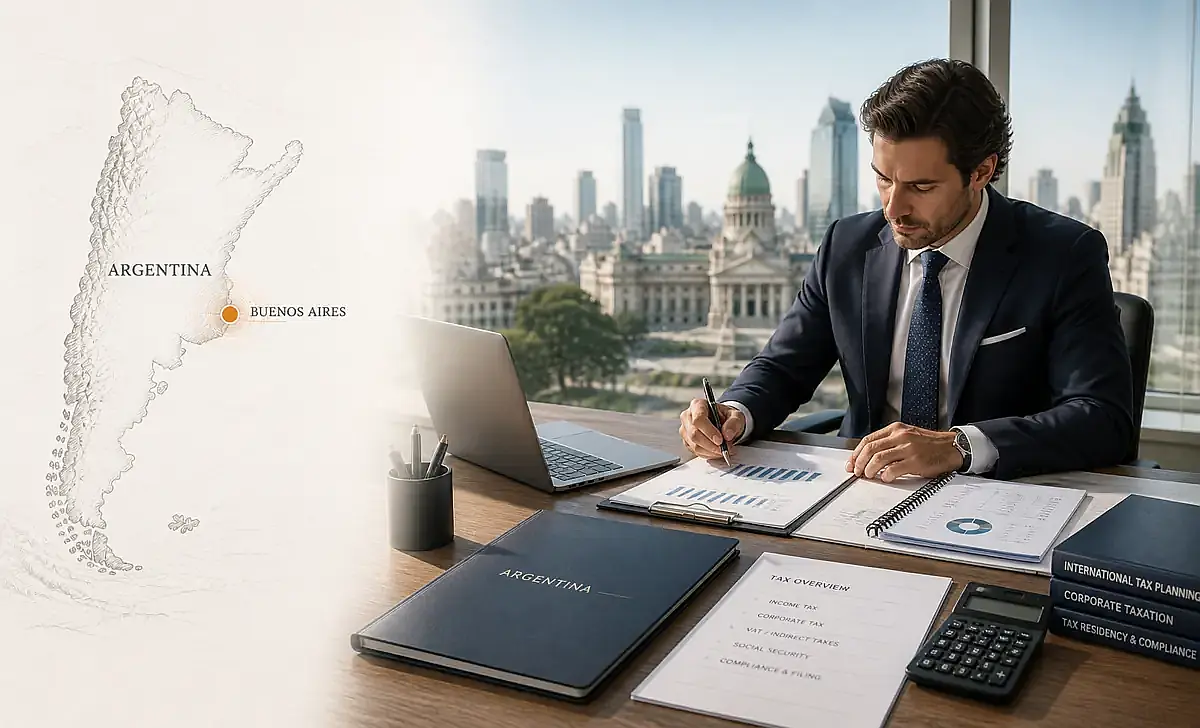 Argentina tax regime 2026 guide covering income tax, wealth tax, and residency