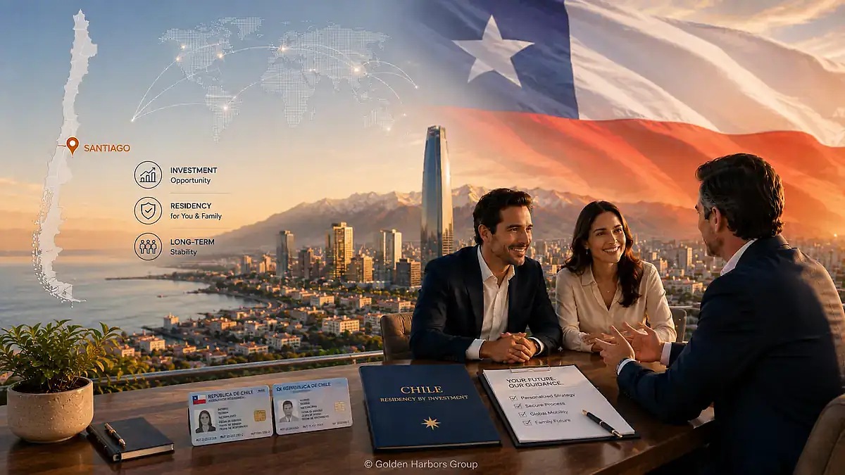 Chile residency by investment 2026: Investor Visa, USD 500,000 productive investment, and path to permanent residency