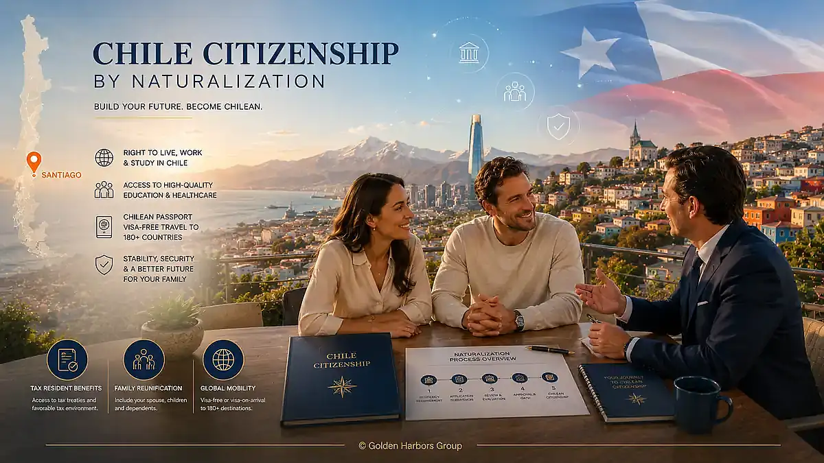 Chile citizenship by naturalization 2026: applying for the Carta de Nacionalización through the SERMIG portal.