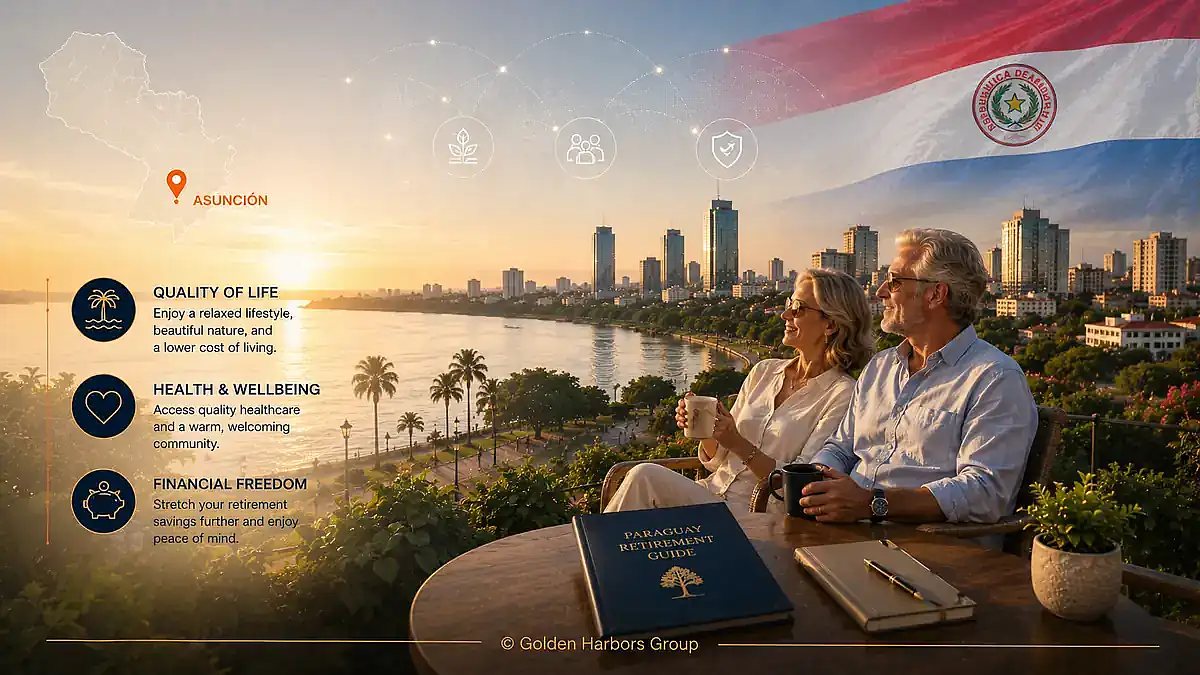Retire in Paraguay 2026: Pensionado visa, 0% foreign pension tax, low cost of living, and private healthcare.