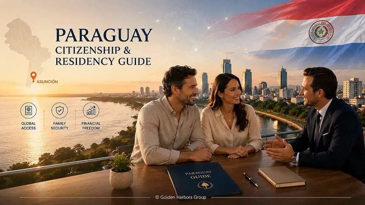 Paraguay residency and citizenship 2026: Investor Pass from USD 70,000, 3-year naturalization, and a ~145-destination passport.