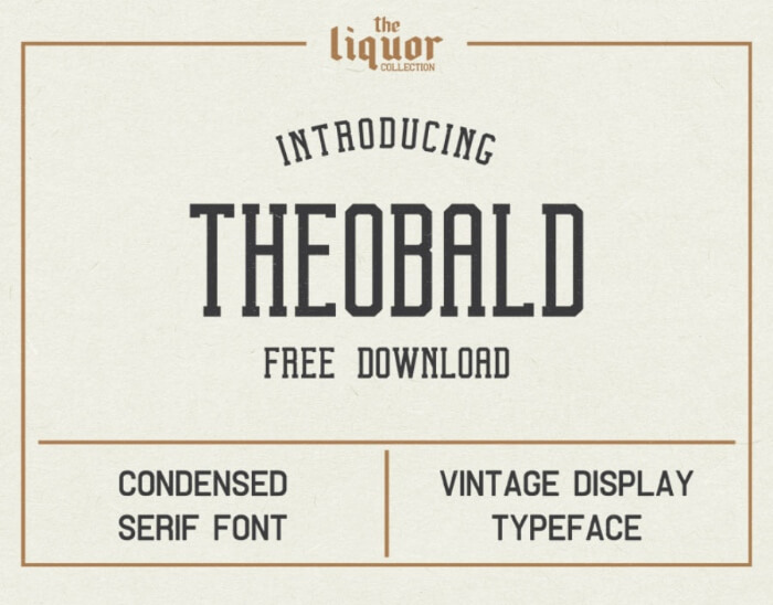 Theobald font
