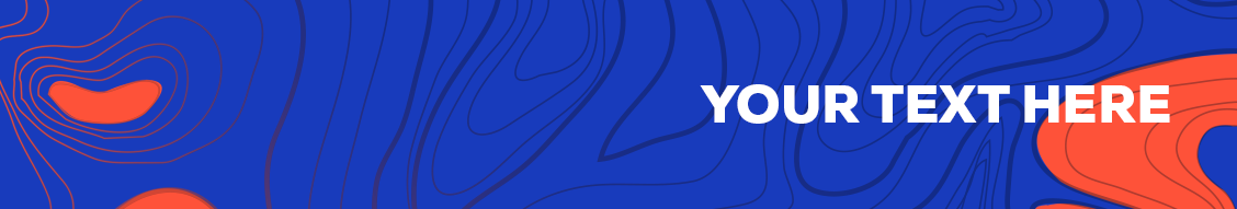 Blue and Orange Banner