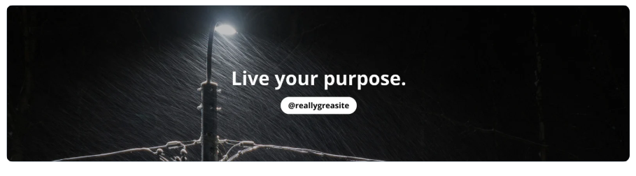 Black Motivational Banner