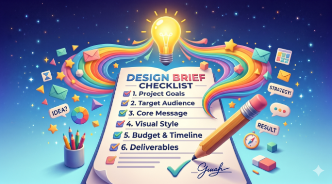 How to write a design brief that gets results first time 