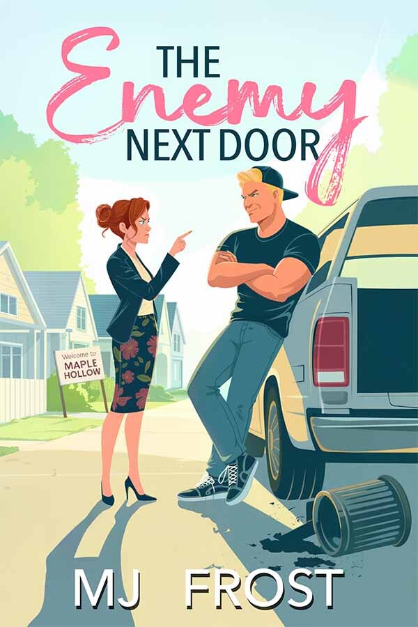 I declared war on my grumpy new neighbor… then ended up in his arms. Grayson Cole—cocky single dad, podcast host, driver of a dented truck—dubbed me the "neighborhood ice queen." So I made him PTO president out of spite. Now he's in my kitchen, my thoughts, and under my skin. One flour fight led to a kiss, a hookup, and feelings I didn't see coming. He's loud, infuriating, irresistible—and everything I swore I didn't need. But when our secret gets out, it's my job, reputation, and son's friendship at risk. Falling for him might be the biggest mistake of all.