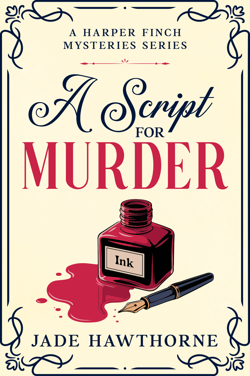 "Harper Finch owns a seaside bookshop, but her new mystery is no fiction. Gloria Astor—the silver screen legend and Harper’s step-aunt—hosts the reunion. The guests? A cast of suspects, each with a motive sharper than a dagger. As the storm rages outside, Gloria is found dead in her silk and diamonds.
With  the help of Deputy Trey, they uncover heirlooms, old grudges, and the kind of family secrets that don’t gather dust. Everyone hides something. Everyone blames someone and every clue is a misdirect in a mansion built on lies.
As Harper lands right in the middle of a mystery with a deadly twist and a ticking clock. She knows only this. Every family hides a rotten apple but tonight, the core is pure poison.
"