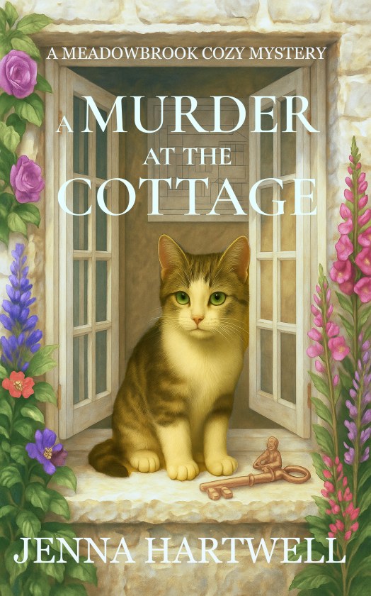 "A Hidden Past. A Mysterious Letter. A Cottage Full of Secrets.

Allie Harper thought a quiet New England village would bring peace. Instead, she found a skeleton. After getting dumped and losing her job, she packs up her kitten Simon and they leave Boston behind.

As she renovates her dusty Victorian cottage, she discovers a hidden cupboard, an old blueprint, and a letter from 1896. Compelled to dig into the past, she finds the writer’s husband had vanished. And someone still wanted it kept quiet.

With help from two nosy neighbors and the ever-curious Simon, Allie follows a trail of clues through hidden tunnels and long-buried secrets.

She’ll have to solve the mystery fast, before she becomes the next to vanish."