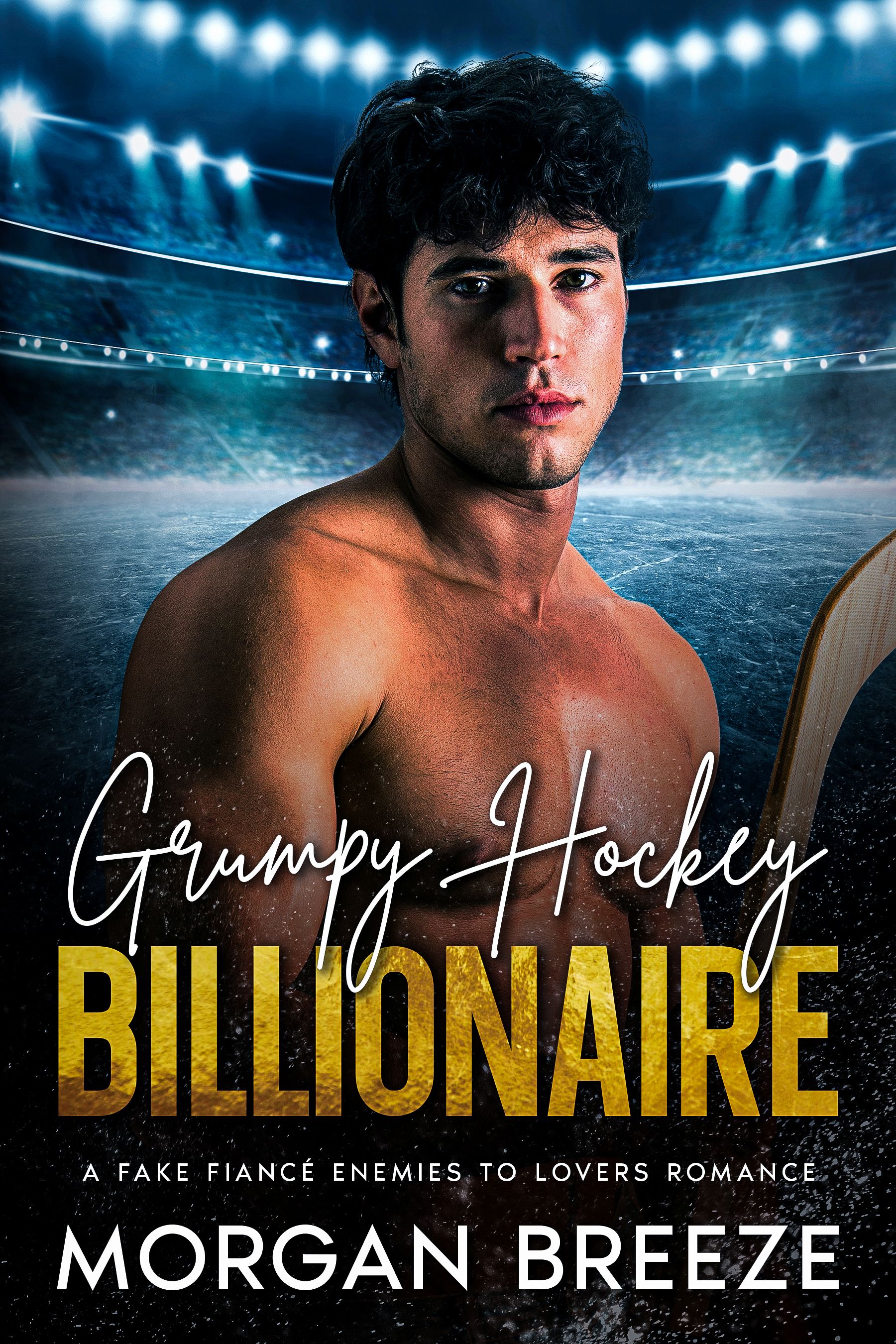 "He’s ice-cold on the rink and hot everywhere else.

I’m the journalist who’d rather set his ego on fire than melt for his charm.
Enemies by headlines. Fake fiancés by demand.
steamy secrets
one slip away from the front page.

Jax Bennett is the cocky, grumpy billionaire hockey king
He Breaks all the rules and hearts.

Team orders: behave or get benched.
My orders: expose the man with the wicked grin.
I’m losing control

A fake engagement is the safest play.
The Battle sets me on fire.
He’s older, untouchable, wrong for me in every way
especially when I discover our connection

He lied
It changes everything
But does it
Now the cameras are merciless, truth is deadly, and falling feels a lot like flying on thin ice.

This was only supposed to be a game.
I’m Shattered 
"