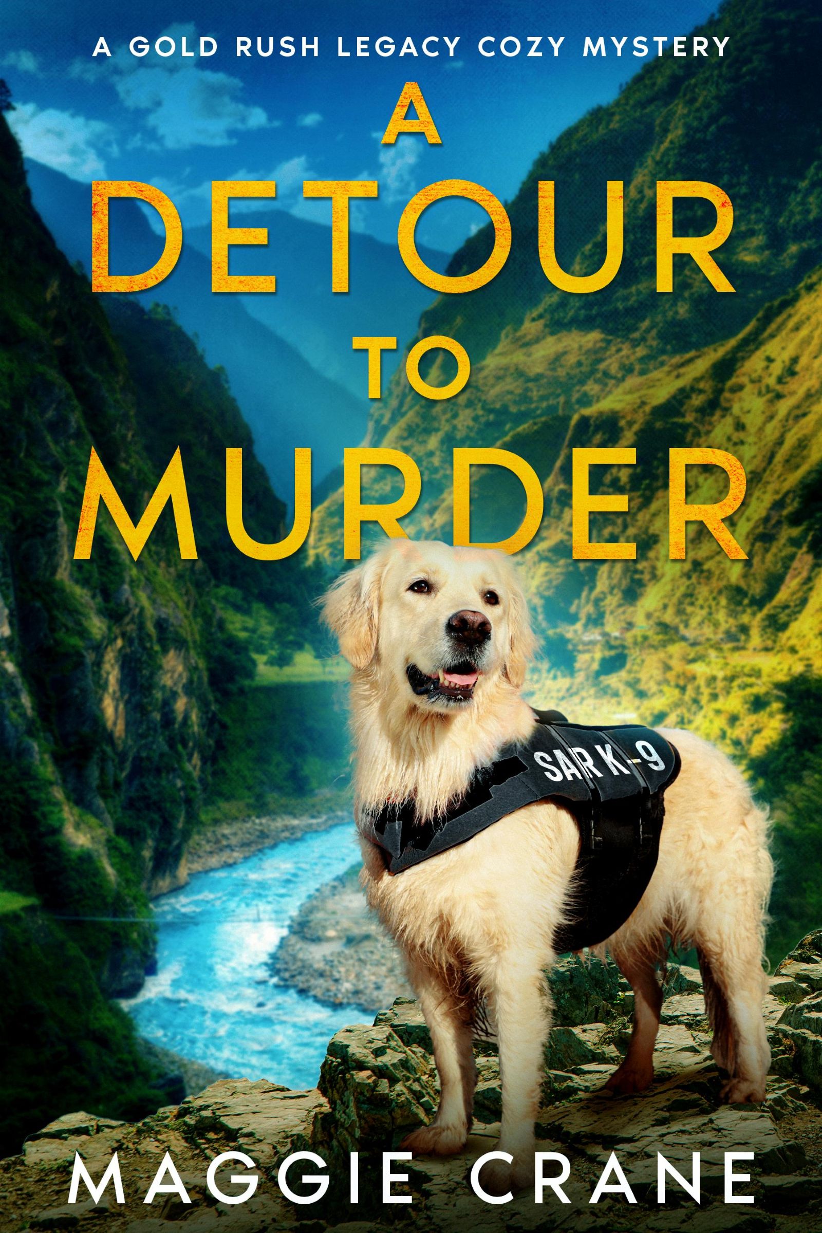 Newly certified pastry chef, Cat Mahoney, is heading back to California’s Gold Country and a second chance running a historic B&B inherited from her missing husband’s grandfather. When an angry man chases an injured dog onto the road, she is forced into a ditch. Cat soon finds herself caught in a small-town scandal when that same man turns up dead. Now she’s stuck in Cedar Ridge with a wrecked car and a Search & Rescue dog named Echo. When threatening notes and shots are fired at her, she’ll need more than baking skills to crack this case.