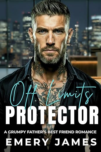Off-Limits Protector is a high-stakes, forbidden romance about a grumpy, fiercely protective security expert and the woman he was never supposed to want. When Ava Donovan’s stalker turns dangerous, her father’s best friend locks her inside a safehouse—and straight into his arms. With forced proximity, an irresistible age gap, and a hero who falls hard and fast, the lines between duty and desire blur fast. If you love broody protectors, emotional tension, and off-limits chemistry, this story is for you.