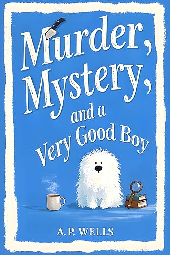 "Hazel Winslow’s first mistake was falling in love with the dead man’s dog.

 

All Hazel wanted was a fresh start. Instead, her car blows a tire outside a quirky little town, and a body turns up before the tow truck does.

Now's she a primary suspect in a murder she didn't commit. Bad timing. Worse luck. Story of her freaking life.

The hawk-eyed sheriff says civilians get killed poking their noses where they don't belong. Hazel can't tell if it's a threat or a warning.

 

Hazel’s only way out is to find the killer, with nothing but her instincts and a clue-sniffing sidekick. But the murdered antique dealer left behind a whole mess of enemies. Every smiling face in town seems to be hiding something: even the crazy cat lady.

And when a death threat shows up on Hazel's door, it becomes painfully clear someone has been watching her. Someone knows where she’s staying. And every answer Hazel uncovers only tightens the noose.

Because the killer isn’t just covering their tracks.

 

They’re making sure there are no witnesses—

not even a puppy.
"
