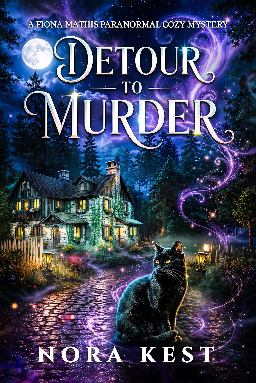 "A broken-down car. A talking cat. A surprise inheritance. A psychic gift that reveals deadly secrets. And a murder at a cozy inn changes everything.
Freshly divorced and on her way to claim an inherited house in Moonfall Valley, Fiona Mathis never expected to become an amateur sleuth in a town she never planned to visit. Every clue her strange new ability uncovers brings her closer to the truth—and closer to a killer determined to keep the past buried. To survive, Fiona must trust her gift before she becomes the next victim."