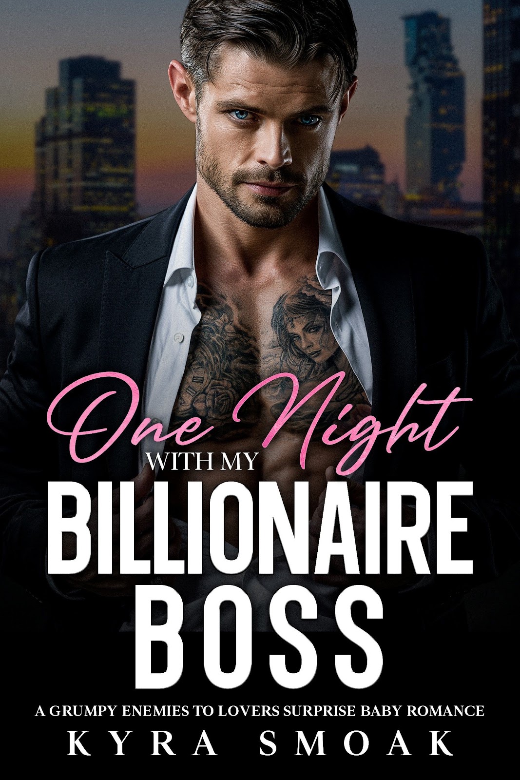 "Ellie Marquez has spent years keeping her life from falling apart, but hiding it from her ruthless, tattooed billionaire boss is getting harder by the day.
Cade Romano built his empire on control. Then Ellie becomes the one thing he can’t stop wanting.
When her manipulative ex threatens everything she’s fought to protect, Cade steps in, and their strictly professional relationship crosses a line neither can uncross. One forbidden night changes everything.
Now Ellie is pregnant, her secrets are unraveling, and loving Cade may be the biggest risk of all.
Because this billionaire always gets what he wants.
And he wants her.
"