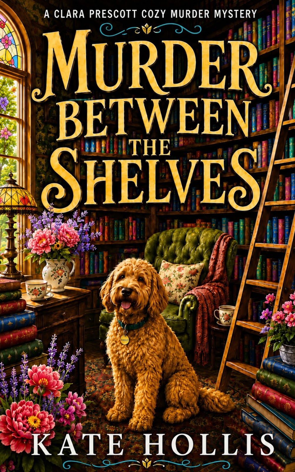 "She thought a bookstore would give her a fresh start. Instead, it led her to murder.

After her divorce, Clara Prescott moved to Maple Hollow, Vermont. She hoped the bookstore she inherited from her great-aunt would offer her a fresh start. With her loyal goldendoodle, Biscuit, by her side, she was ready to begin again.

Clara discovered Victor Sloane, the town's most hated businessman, dead in her bookstore.

After a very public argument with Victor, Clara became the sheriff's main suspect. To clear her name, she had to find the real killer before it was too late.

The trouble was, Victor had made enemies all over town. Remy Callahan, a struggling artist Victor planned to evict. Maggie Brooks, a café owner he was trying to force out of business. And Lucy Bennett, a florist whose beloved greenhouse faced demolition because of him.

Clara and Biscuit chased one clue after another. They uncovered secrets that someone would kill to hide.

If Clara couldn't solve the case, she'd lose the bookstore, her future, and her chance at a new beginning."