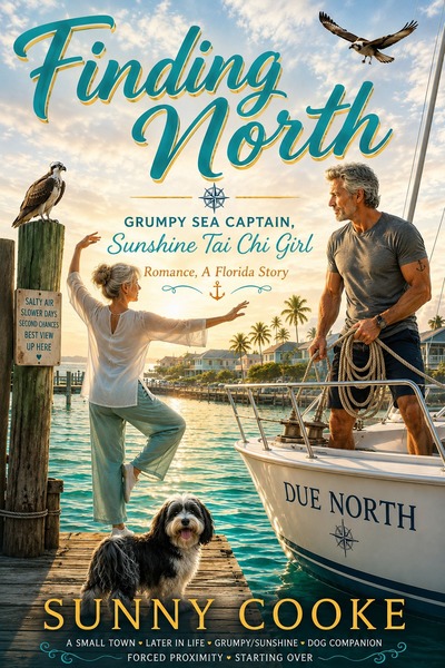 Starting over in a small Florida beach town was supposed to be peaceful.
Then Rocky bolts onto the dock of the grumpy silver-fox alpha male next door.

Tom is a retired Navy captain with quiet authority, broad shoulders, and an annoying talent for taking charge.

I came to Romance, Florida to build a life of my own—not hand it over to another man.

Too bad this town keeps pushing us together.

A runaway dog. Morning tai chi. One invitation onto his boat.

The more time I spend with Tom, the harder it is to remember why independence has to mean doing everything alone.

He thinks he’s done with complications.

I think I’m done with love.

But the one man I don’t need may be the one I can’t walk away from.