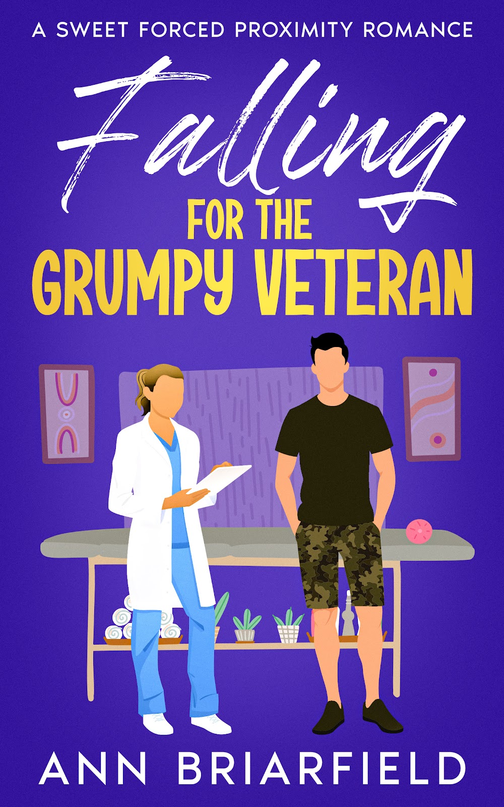 "My newest patient is a grumpy, stubborn veteran with a bad knee, a worse attitude, and one very inconvenient connection. He’s my best friend’s brother.

Matt Crane is supposed to be strictly off-limits, but when a water-main disaster forces our therapy sessions into closer quarters, resisting him becomes nearly impossible. Beneath his gruff exterior is a thoughtful man who makes my heart forget all the rules.

Just when love seems within reach, a secret from his past threatens our future.

Can I trust this wounded veteran with my heart, or am I setting myself up for another heartbreak?
"