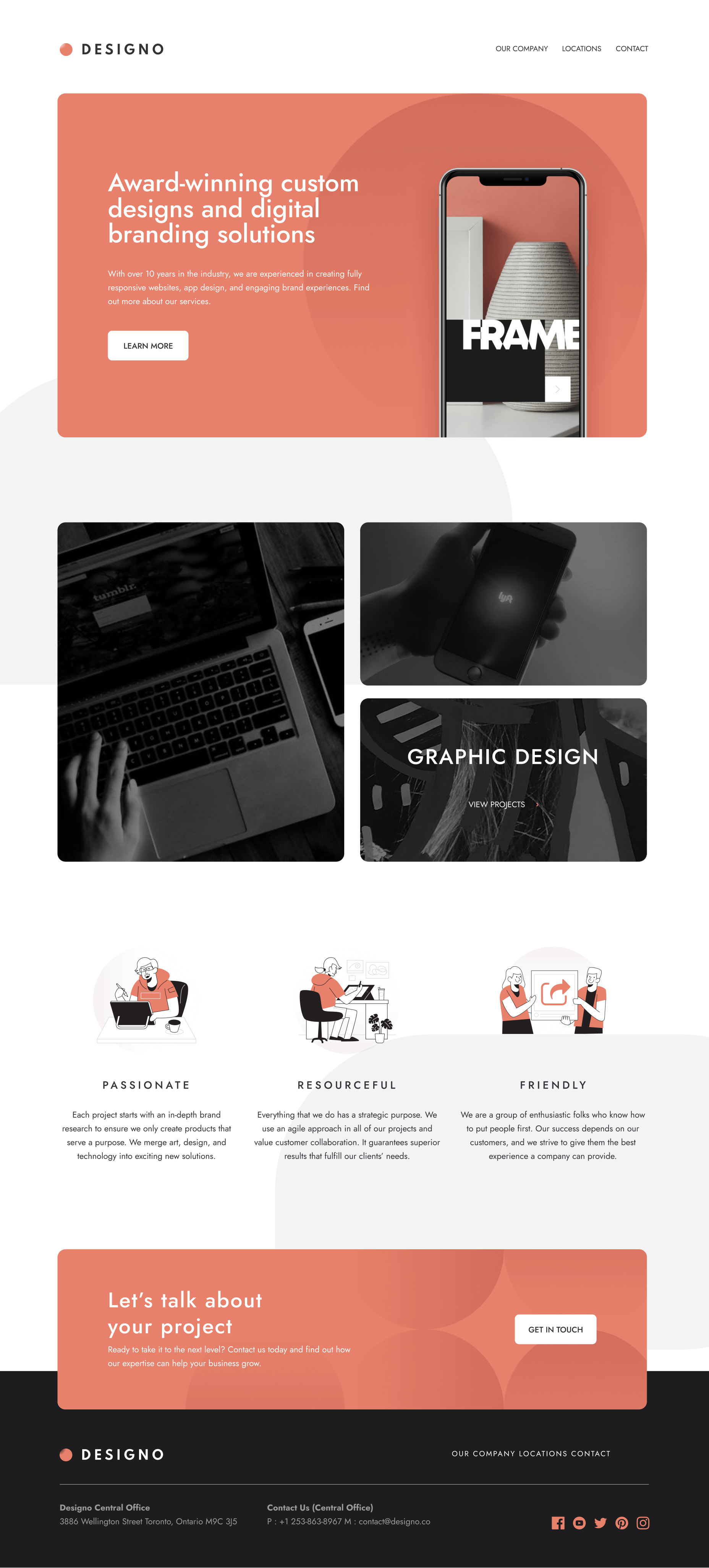 A screenshot of web page