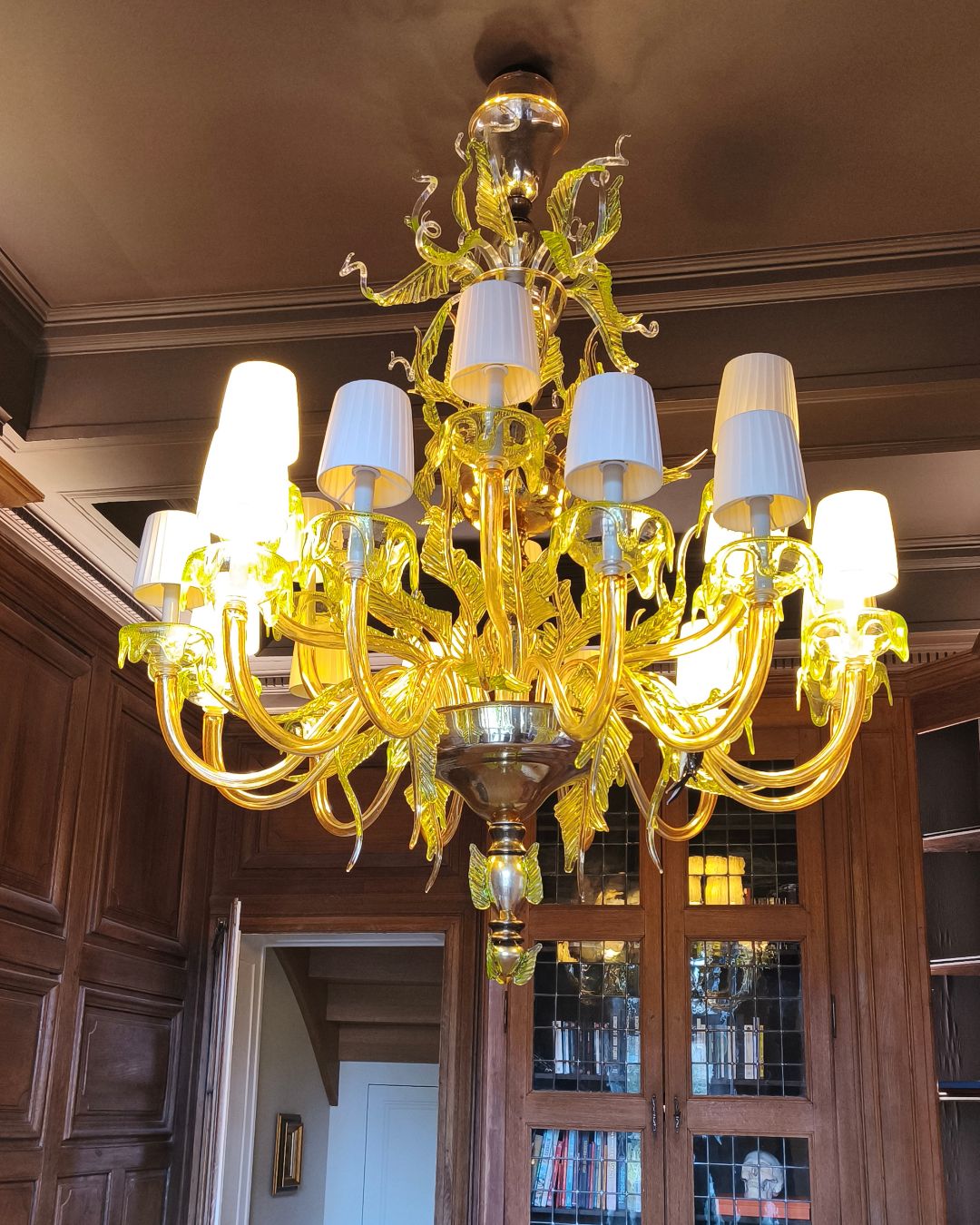 Un colpo di fulmine in vetro di Murano