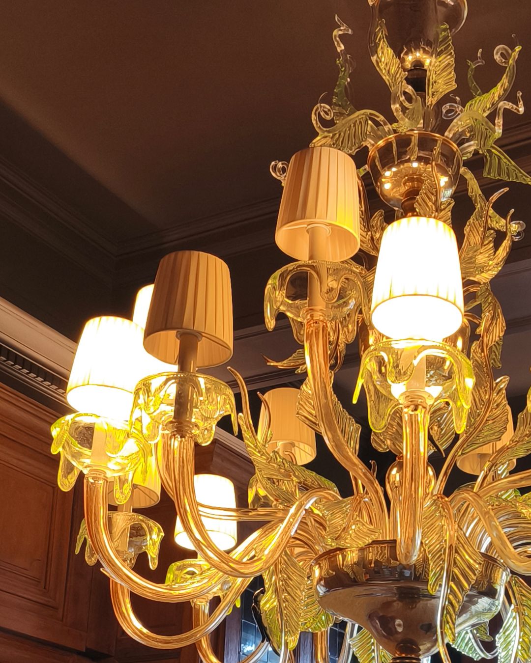 Un colpo di fulmine in vetro di Murano