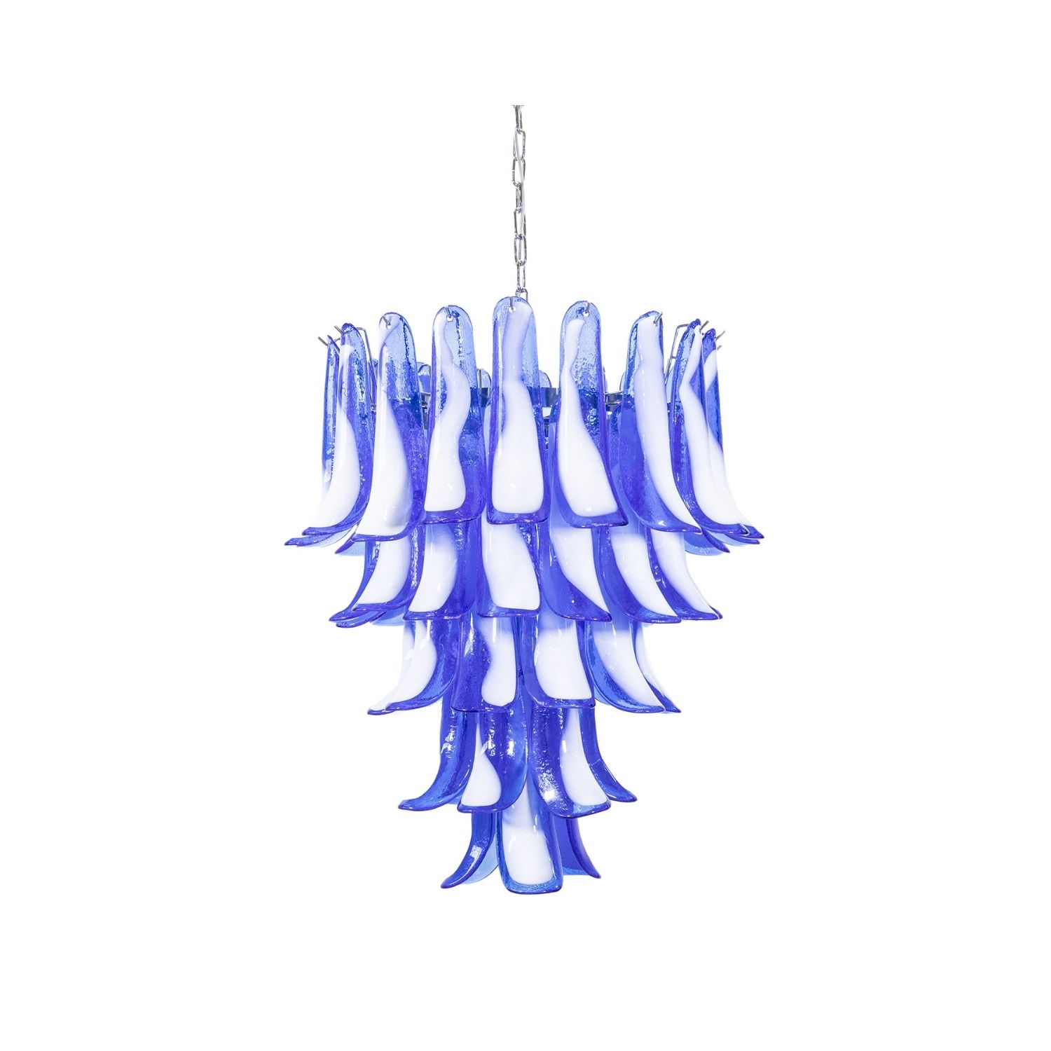 Lampadario da soffitto in vetro di murano Artemide Blu