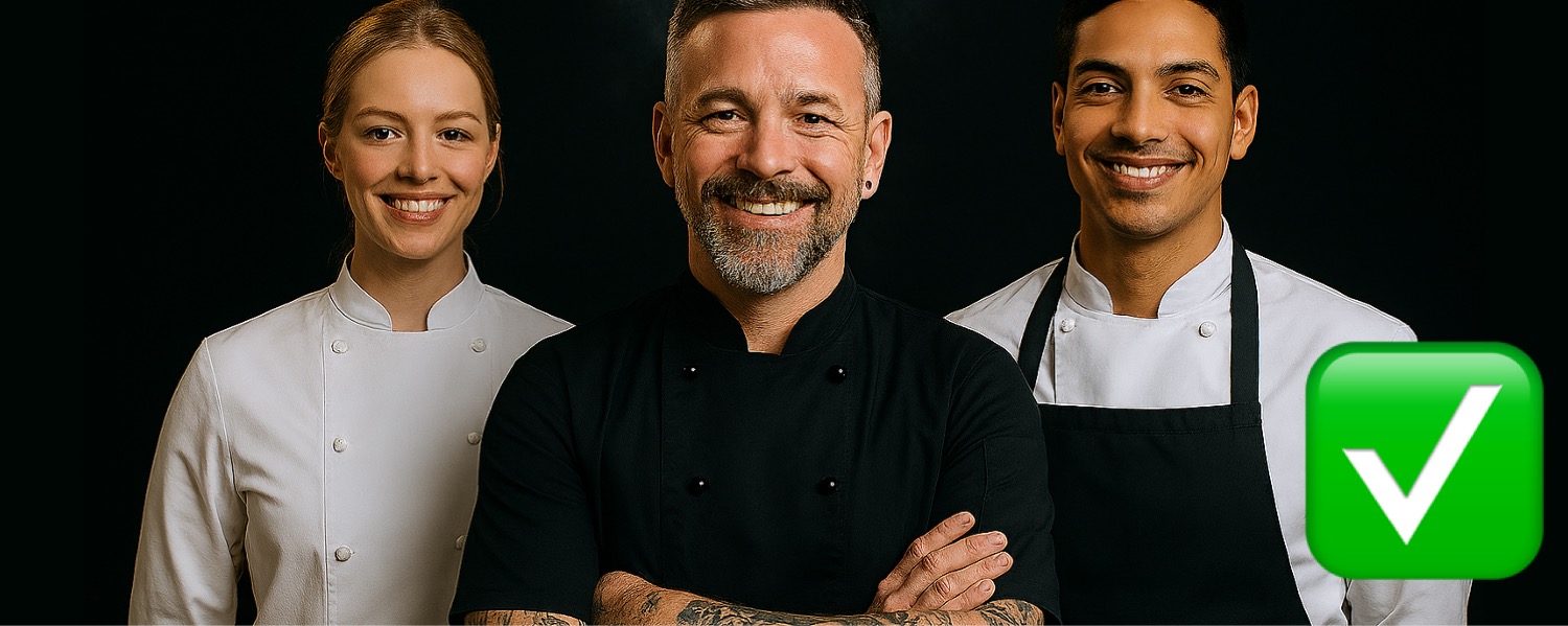 Zwei Restaurant Co-Leiterinnen führen ein Bewerbungsgespräch mit einer Serviceangestellten.