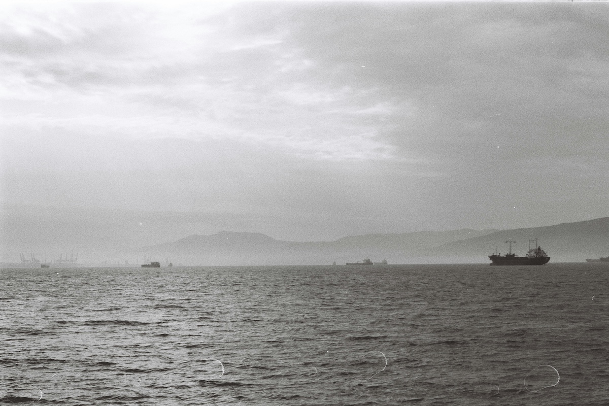 Cargo Ships Close to the Shore More info Share