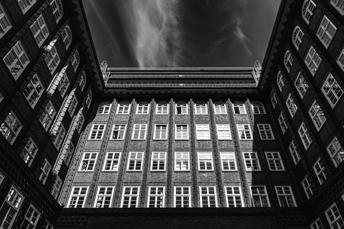 An export office where many compliance officers work.