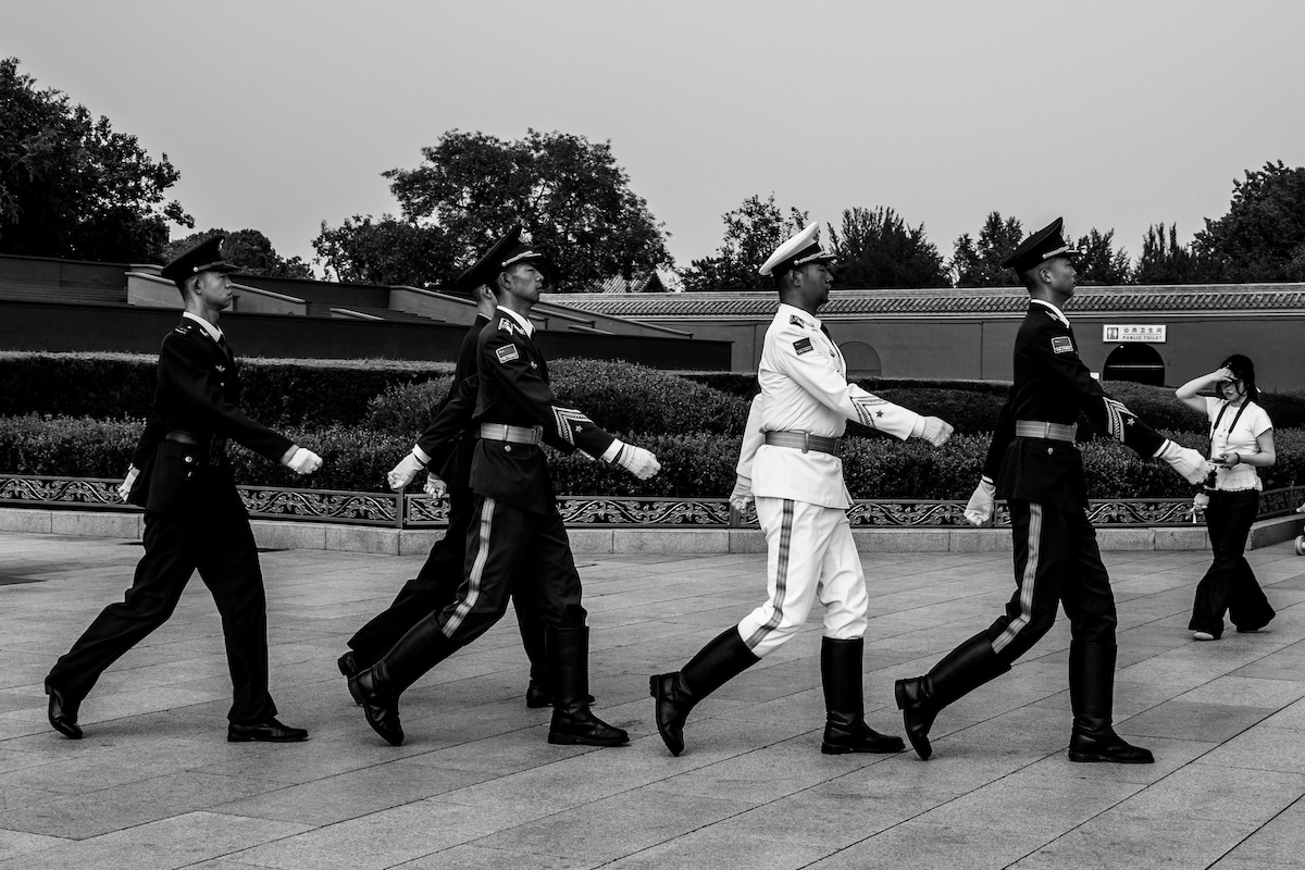 Military Parade in Beijing's Tiananmen Square