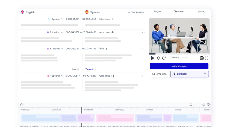 Rask AI product interface screenshot