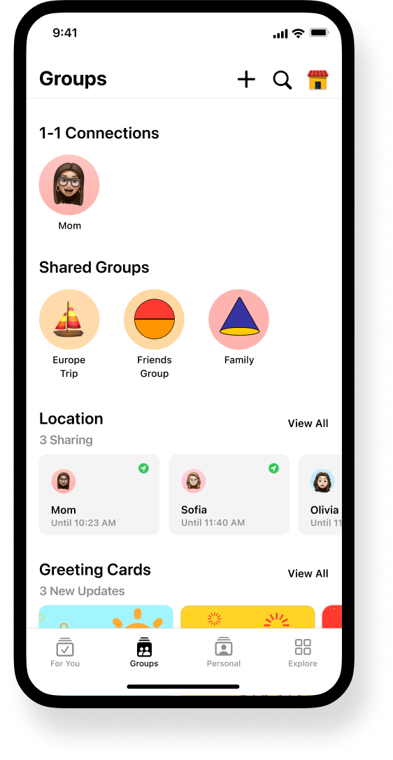 Groups Tab