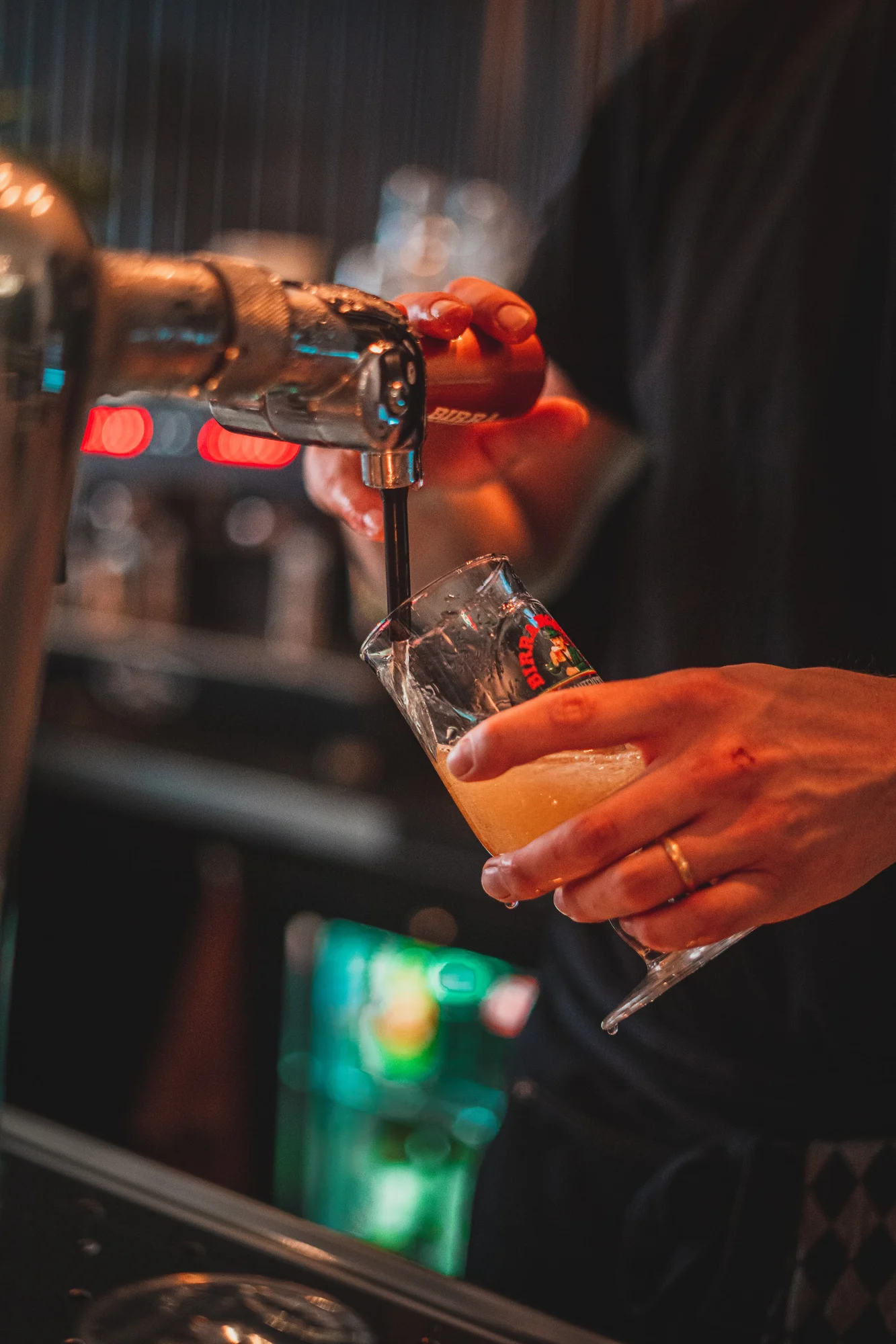 Vers getapt bier voor een gezellige borrel bij Vegan Pizza Bar
