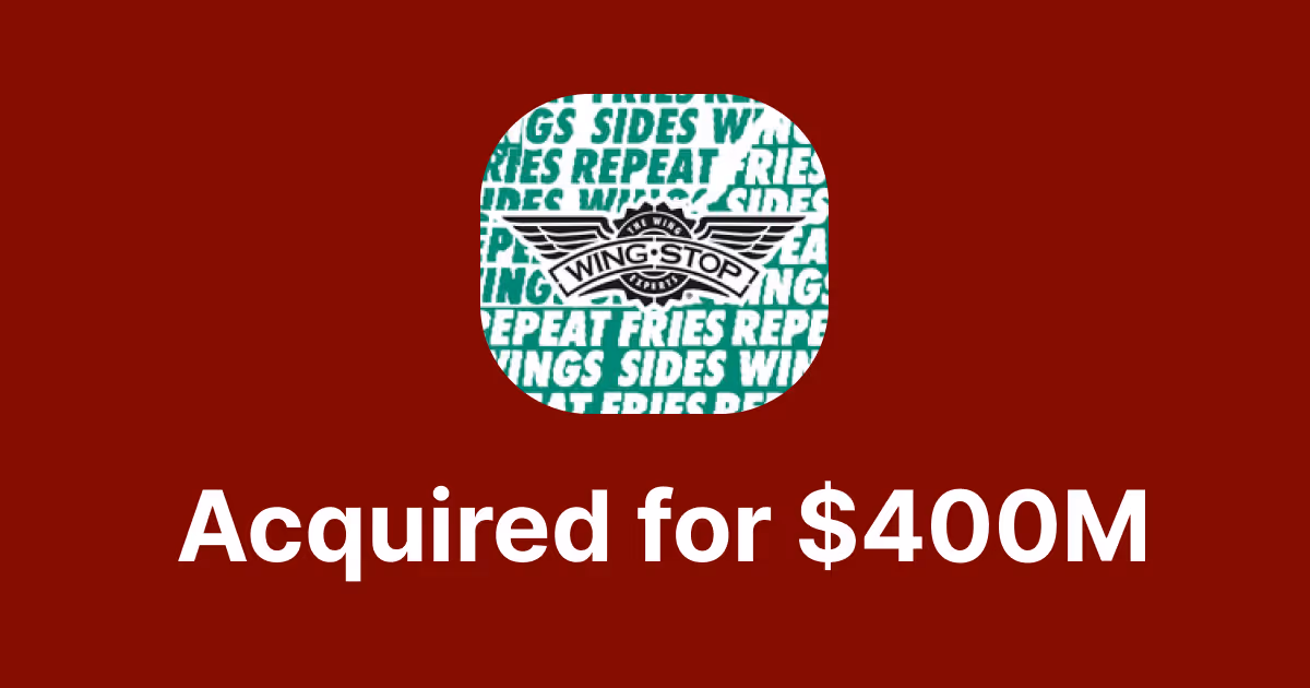 Wingstop Acquired for $400M by Sixth Street