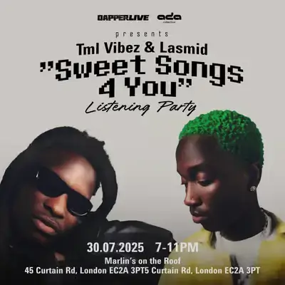 Tml Vibez & Lasmid “Sweet Songs 4 You” Listening party