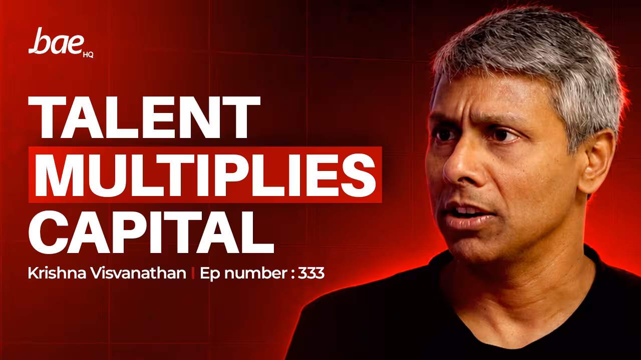 Krishna Visvanathan, CoFounder and Partner at Crane Ventures