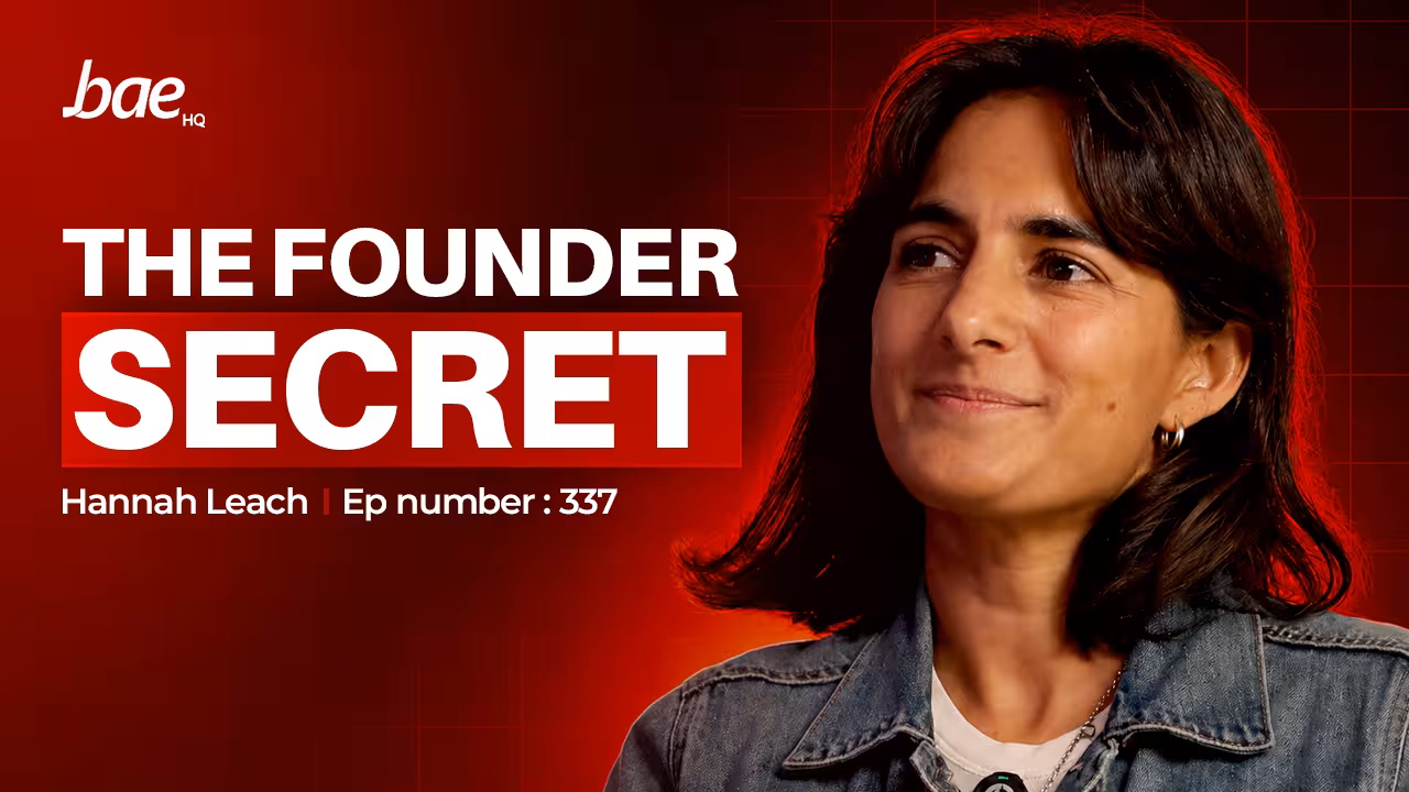 How this VC partner backs from day zero at a global fund w/ Hannah Leach | Antler