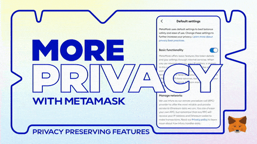More With MetaMask visual - privacy