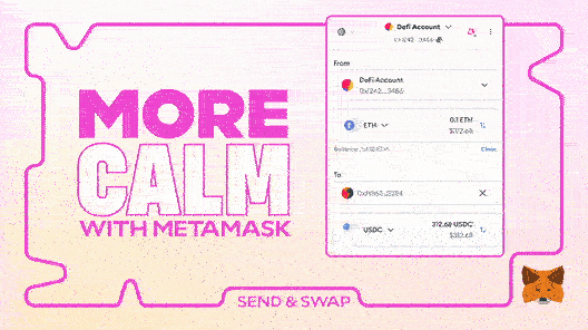 More With MetaMask visual - calm