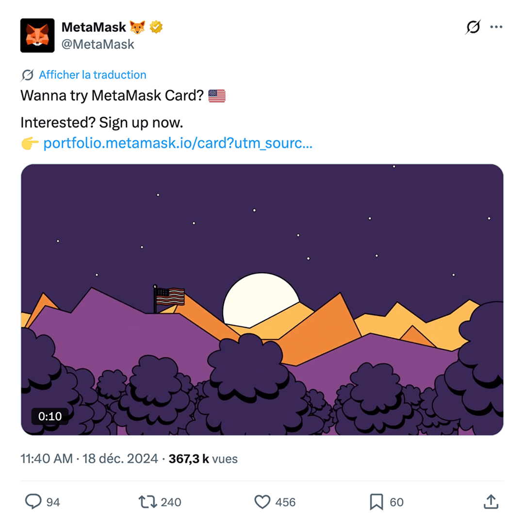 US pilot MetaMask