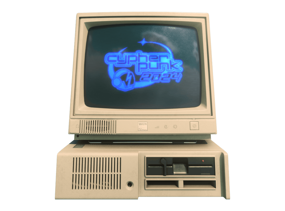 Project Cypherpunk2024 - Branding logo on computer