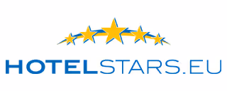 Logo Hotelstars.eu – certifikovaný partner Penzionu Sirius Vyškov