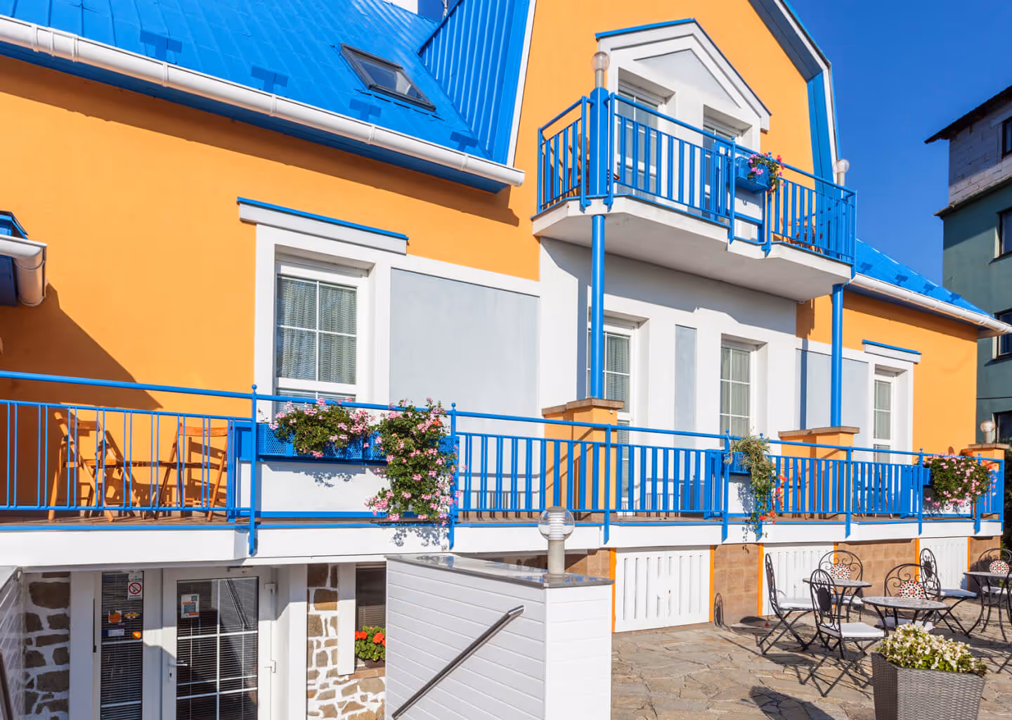 Fotografie exteriéru penzionu Sirius.