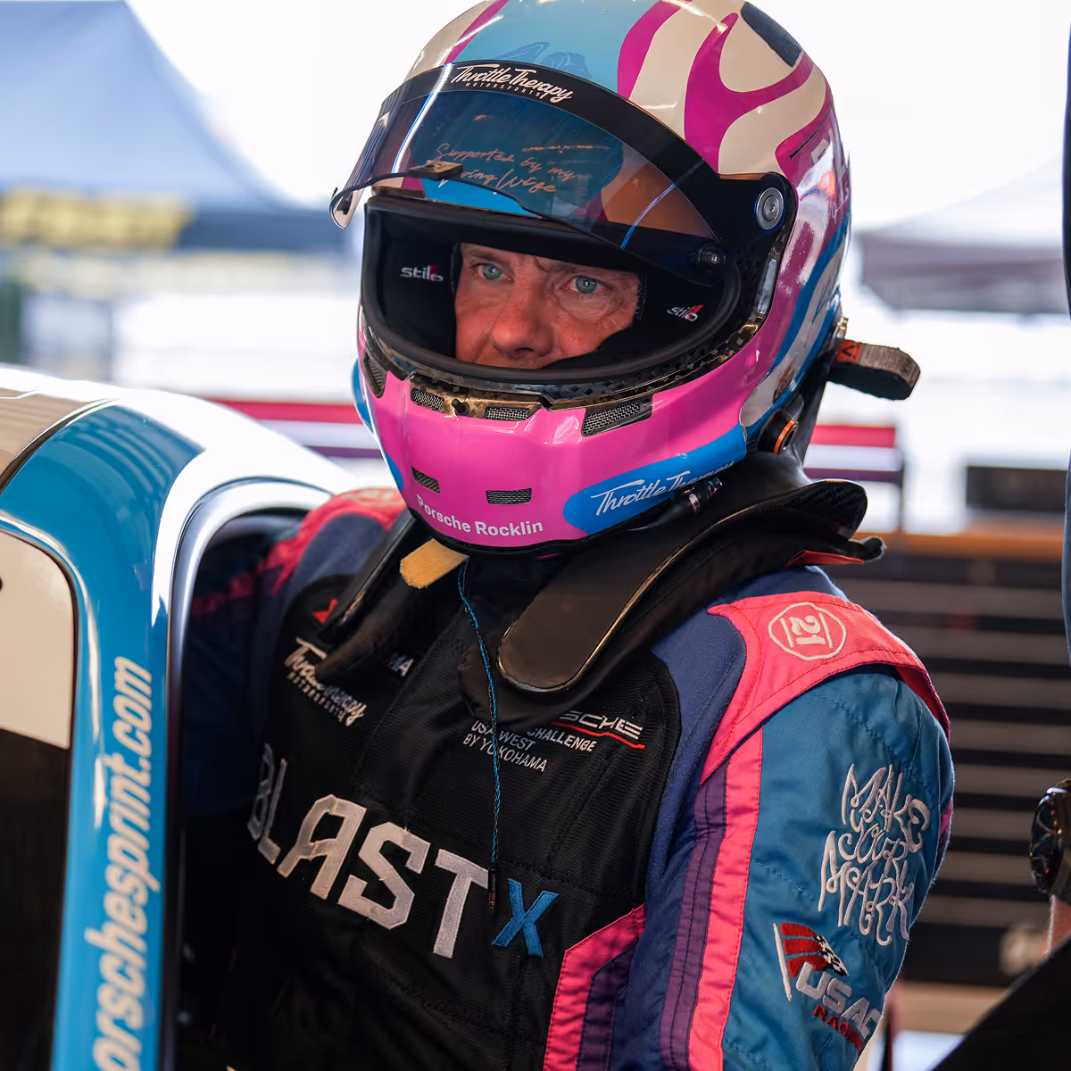 Kellymoss team pro race car driver Kayden Kelly